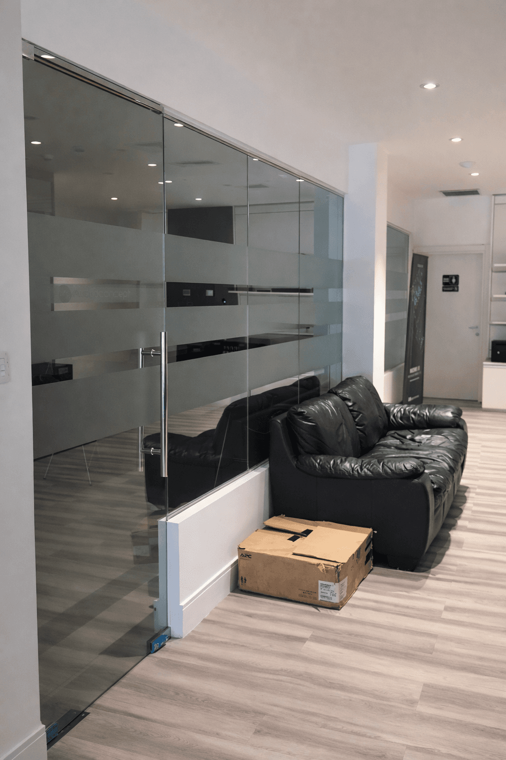 Fachada corporativa en Obarrio